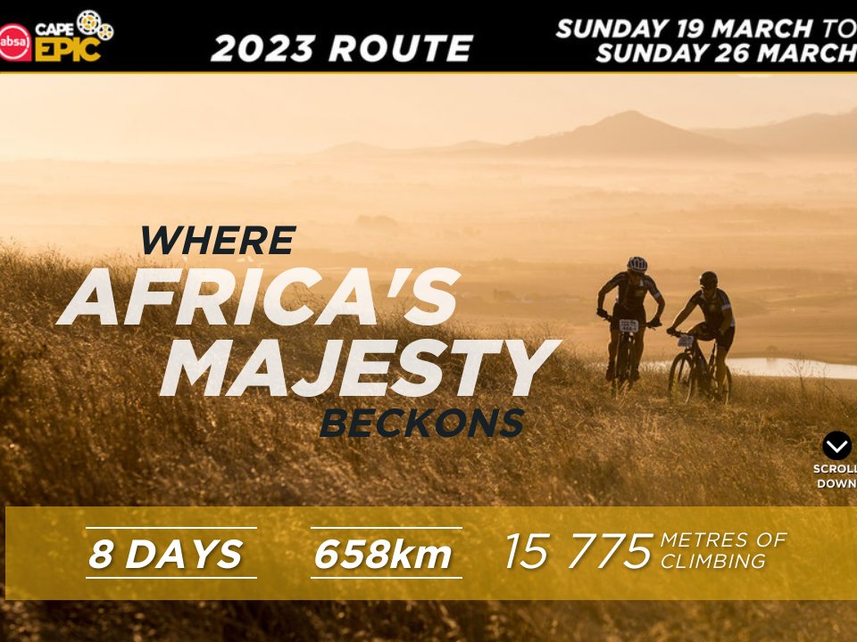 2023 Route Overview - 2023 Absa Cape Epic Route Launch