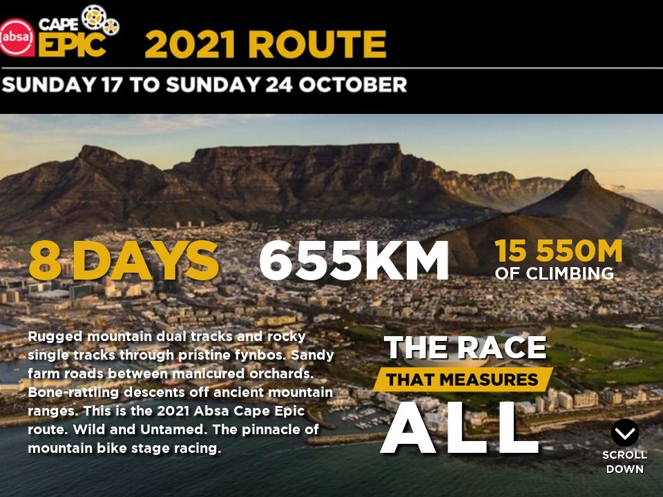 Route Overview Cape Epic 2021_Chapter 1